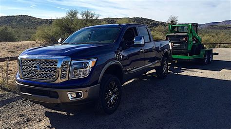 nissan titan xd towing review